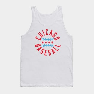 Chicago Pride Baseball Fan Tee: Wave Your Flag for Chi-Town's Finest! Tank Top